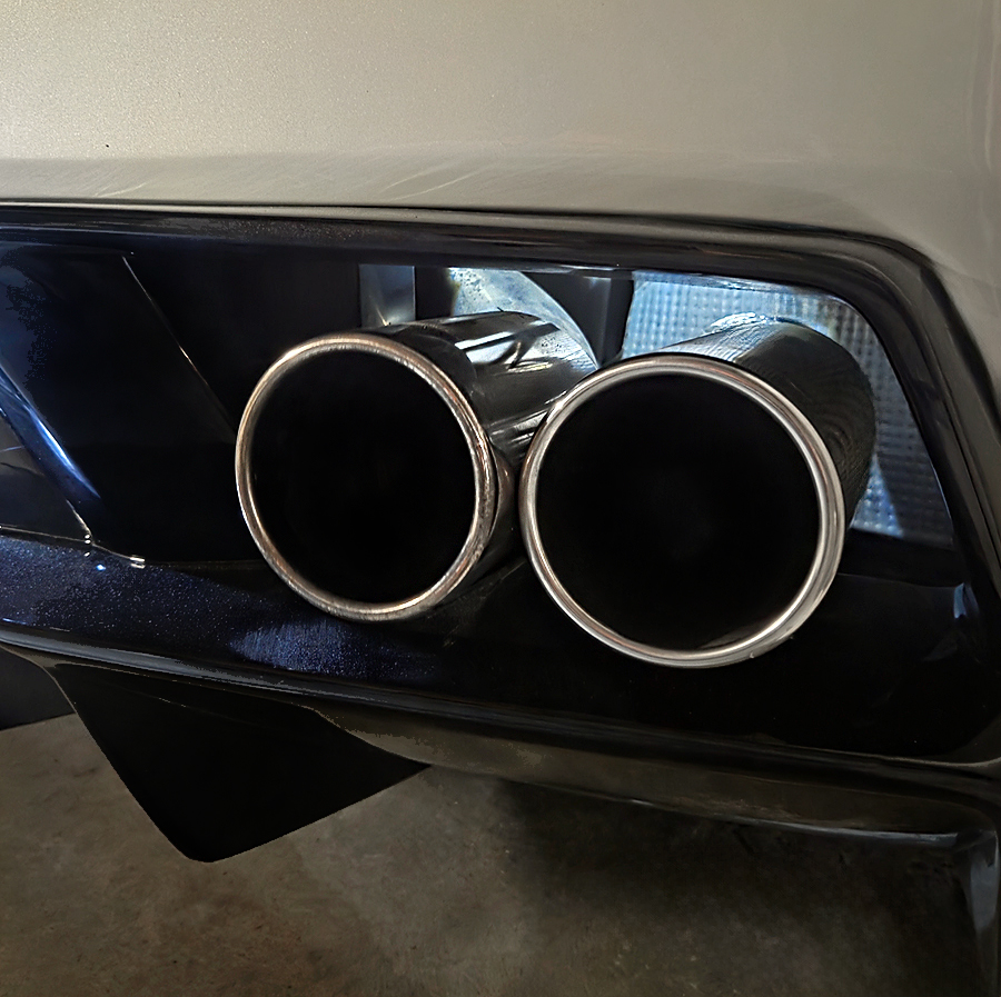Quad Exhaust tips for Lamborghini Gallardo 2003-2008 LP570 Conversion